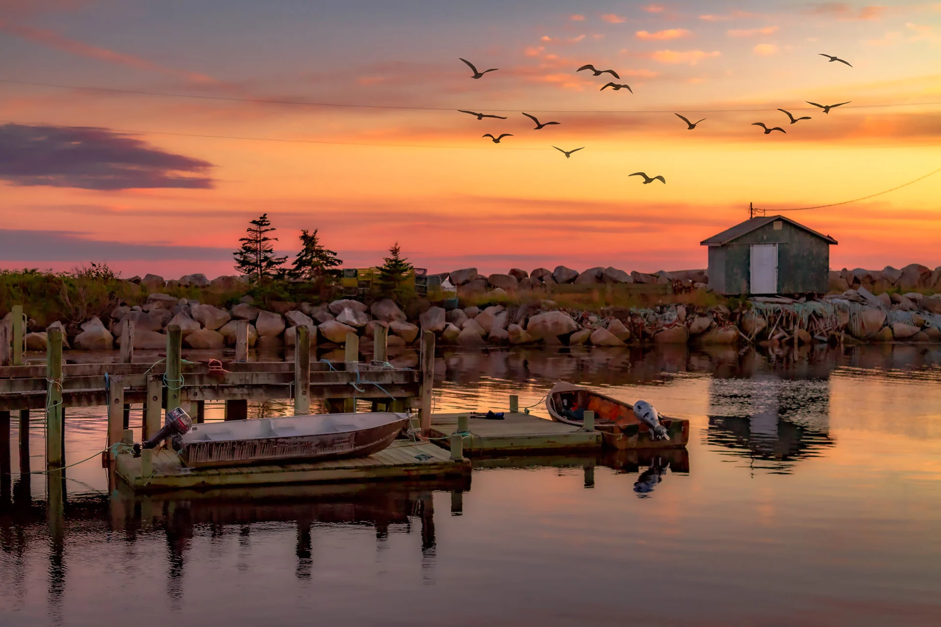 Comfortable guest accommodations near Yarmouth, Nova Scotia — perfect for shark diving with Atlantic Shark Expeditions.